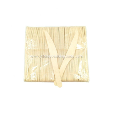 6" Disposable Wooden Knives